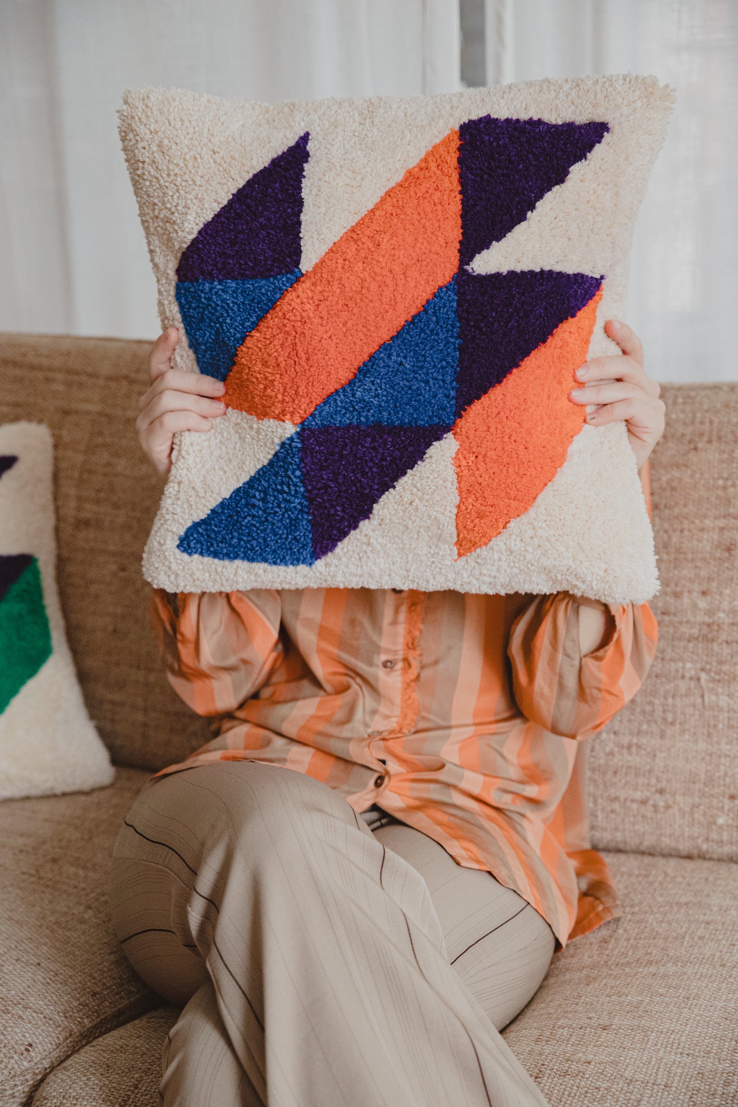 Olivier - Housse de coussin