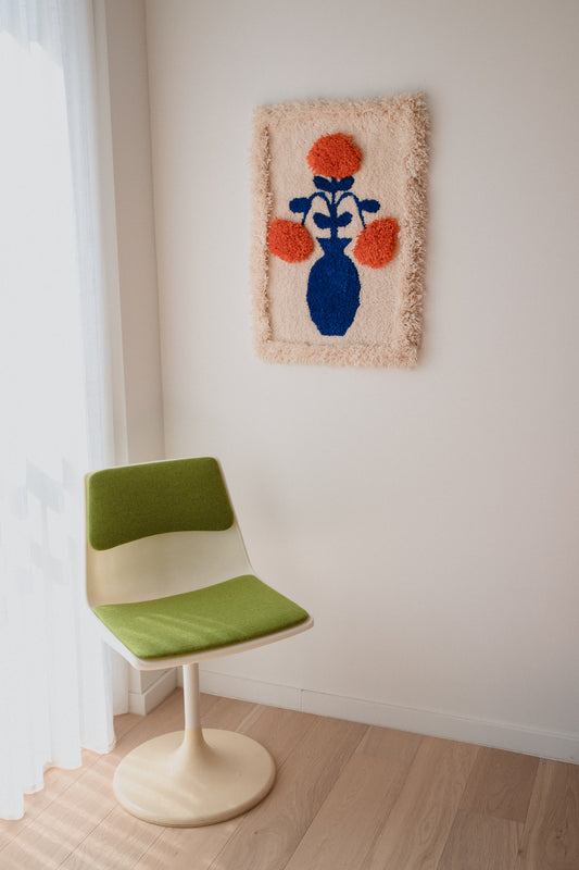 La fleur du teinturier - Tapis mural