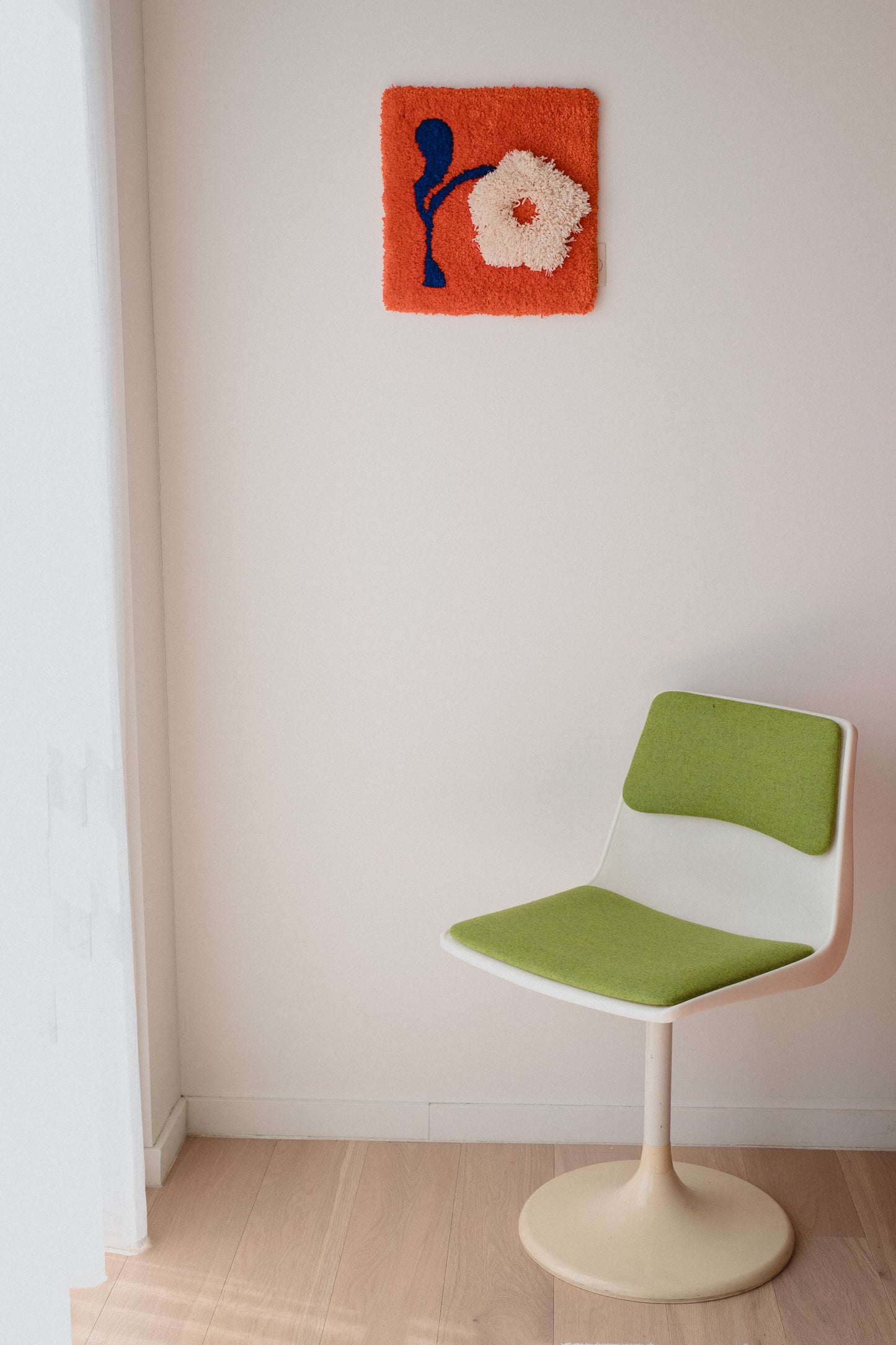 la petite fleur blanche - Tapis mural