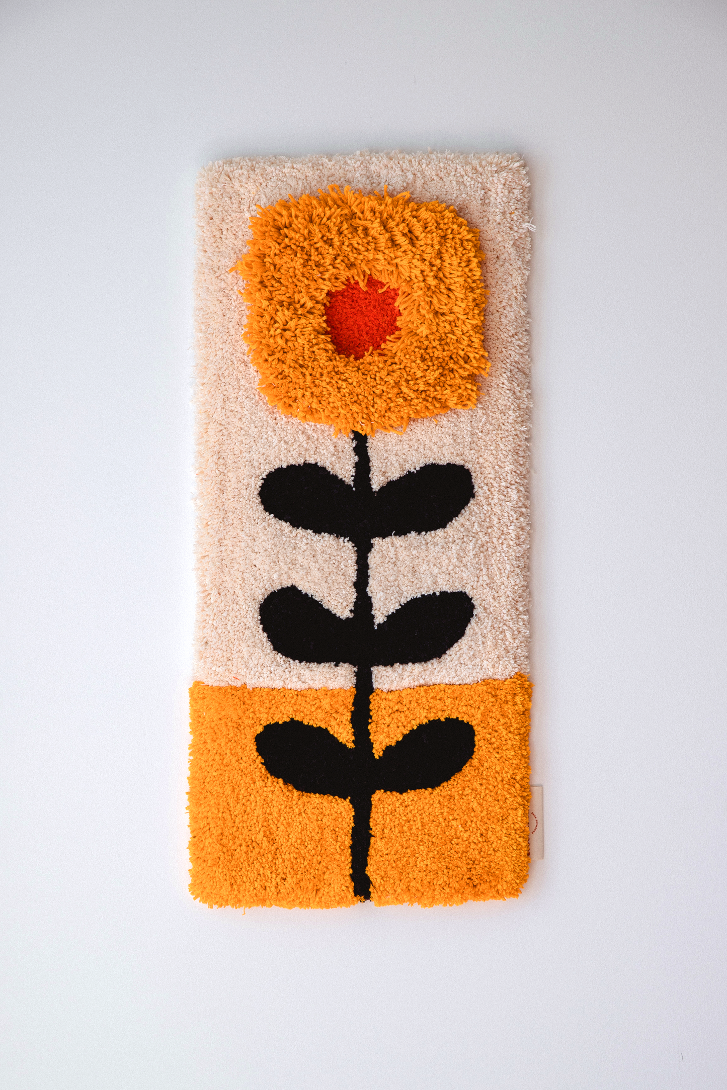 la grande fleur carrée - Tapis mural