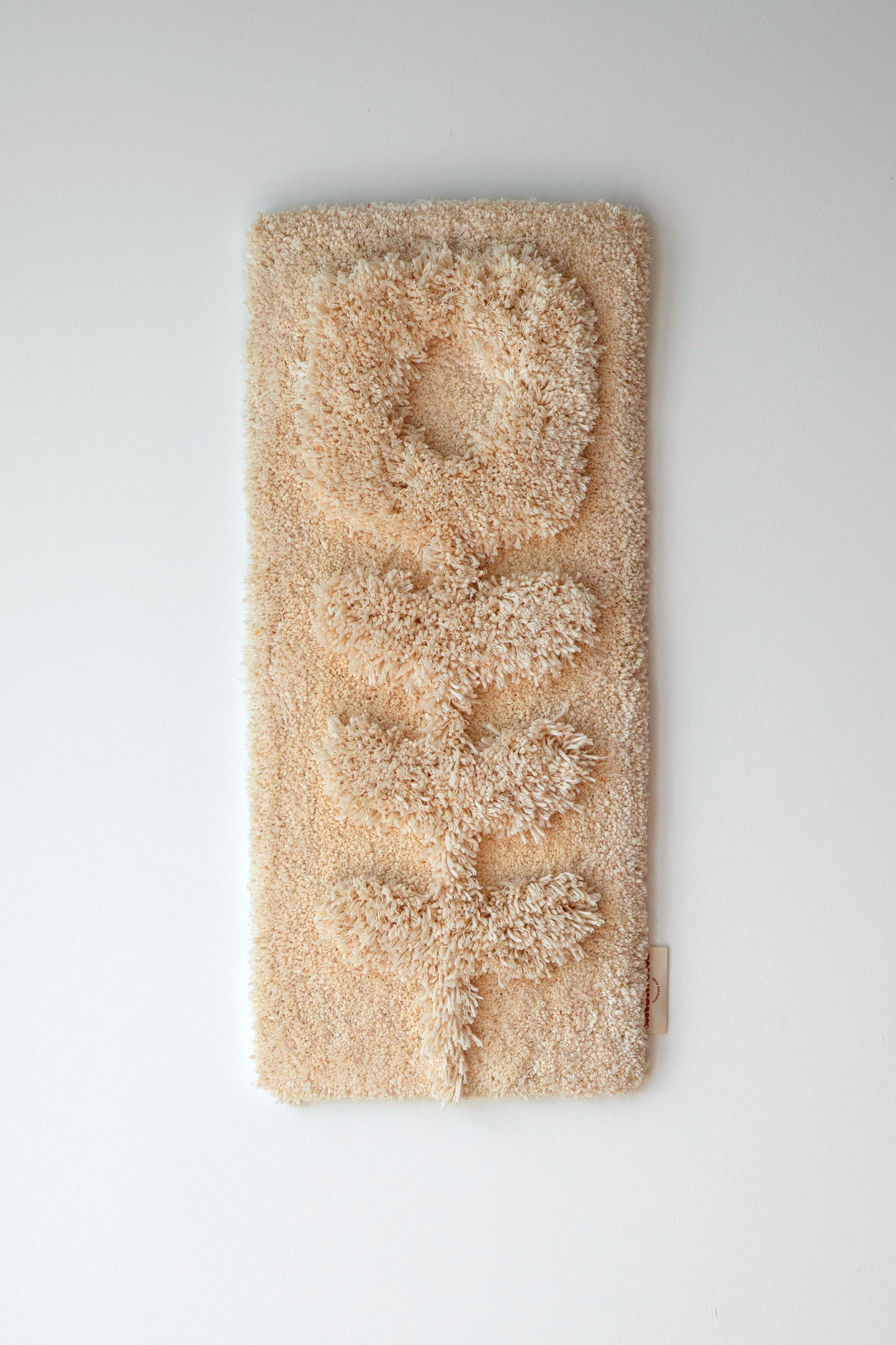 La grande fleur discrète - Tapis mural