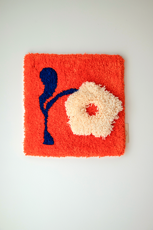 la petite fleur blanche - Tapis mural