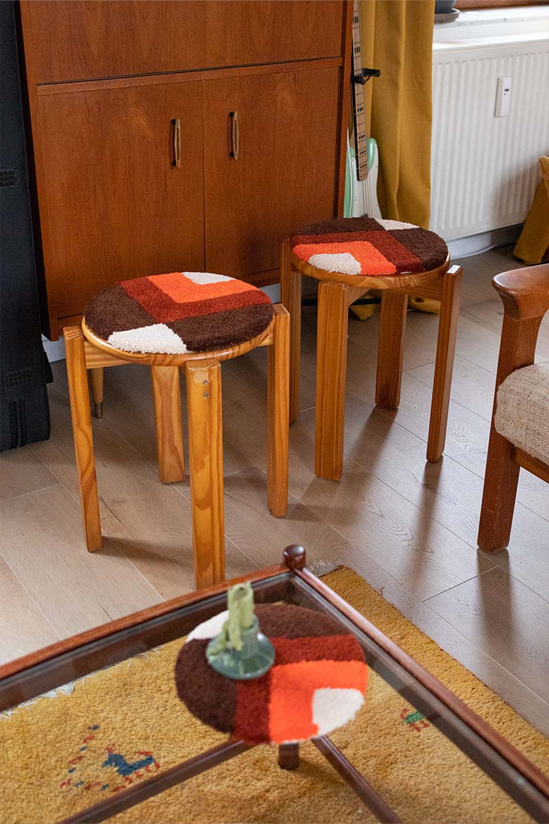 Nancy - Tapis de tabouret
